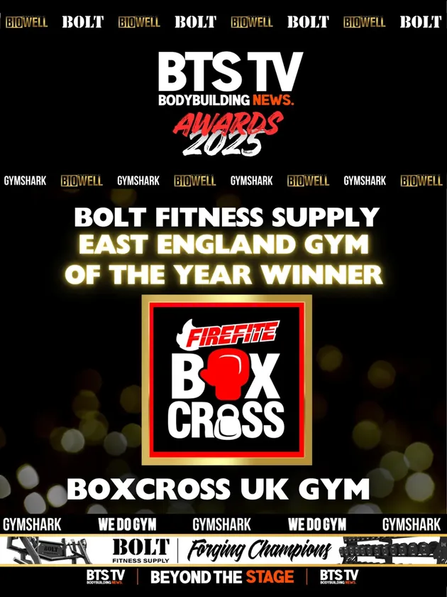 BTS TV Awards 2025. East England Gym of the Year Winner: Boxcross UK