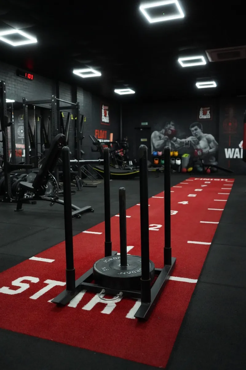 Jordan Fitness Sled Track at Boxcross UK Wisbech