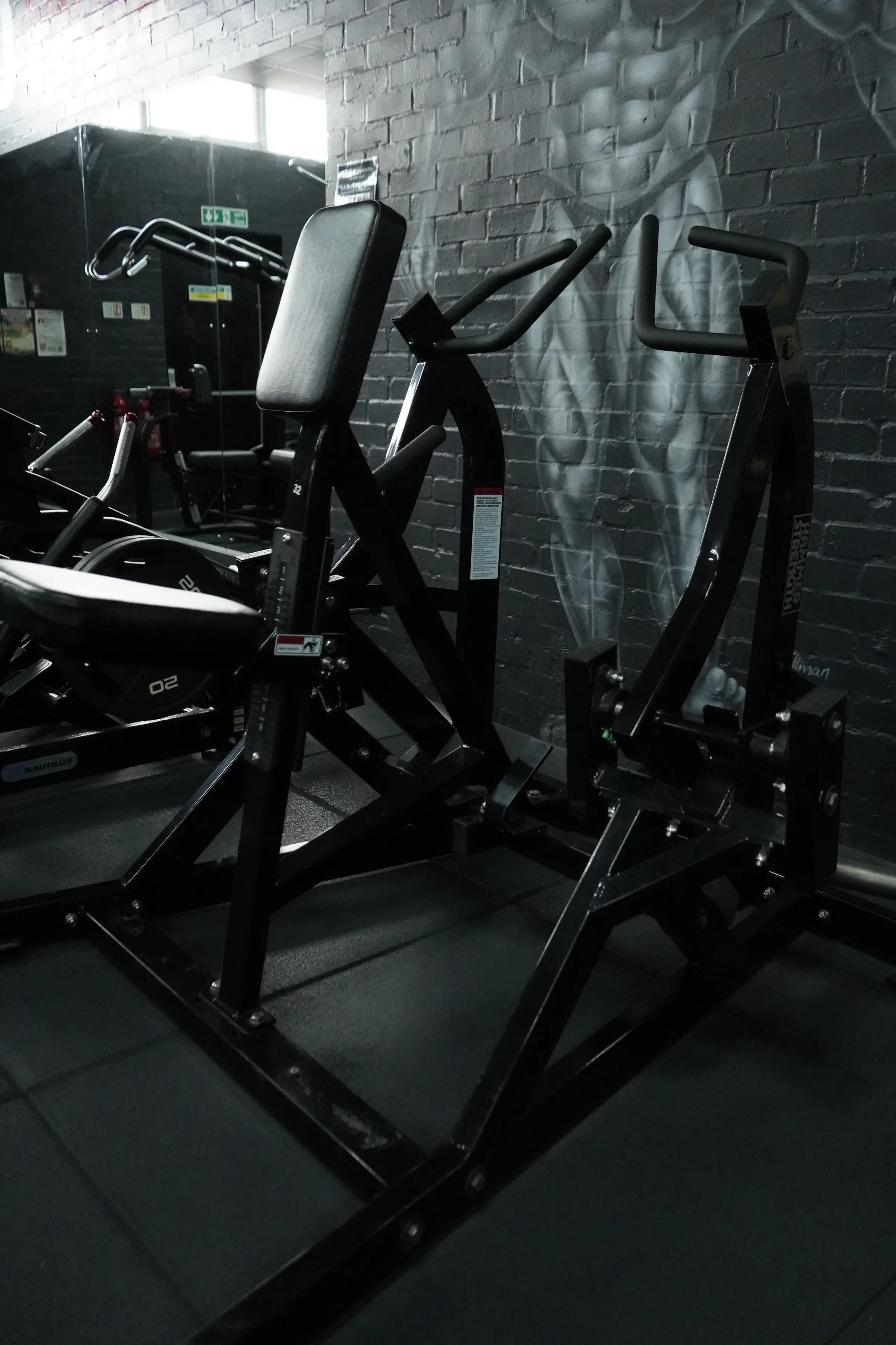 Hammer Strength Iso Row at BoxCross UK gym in Wisbech