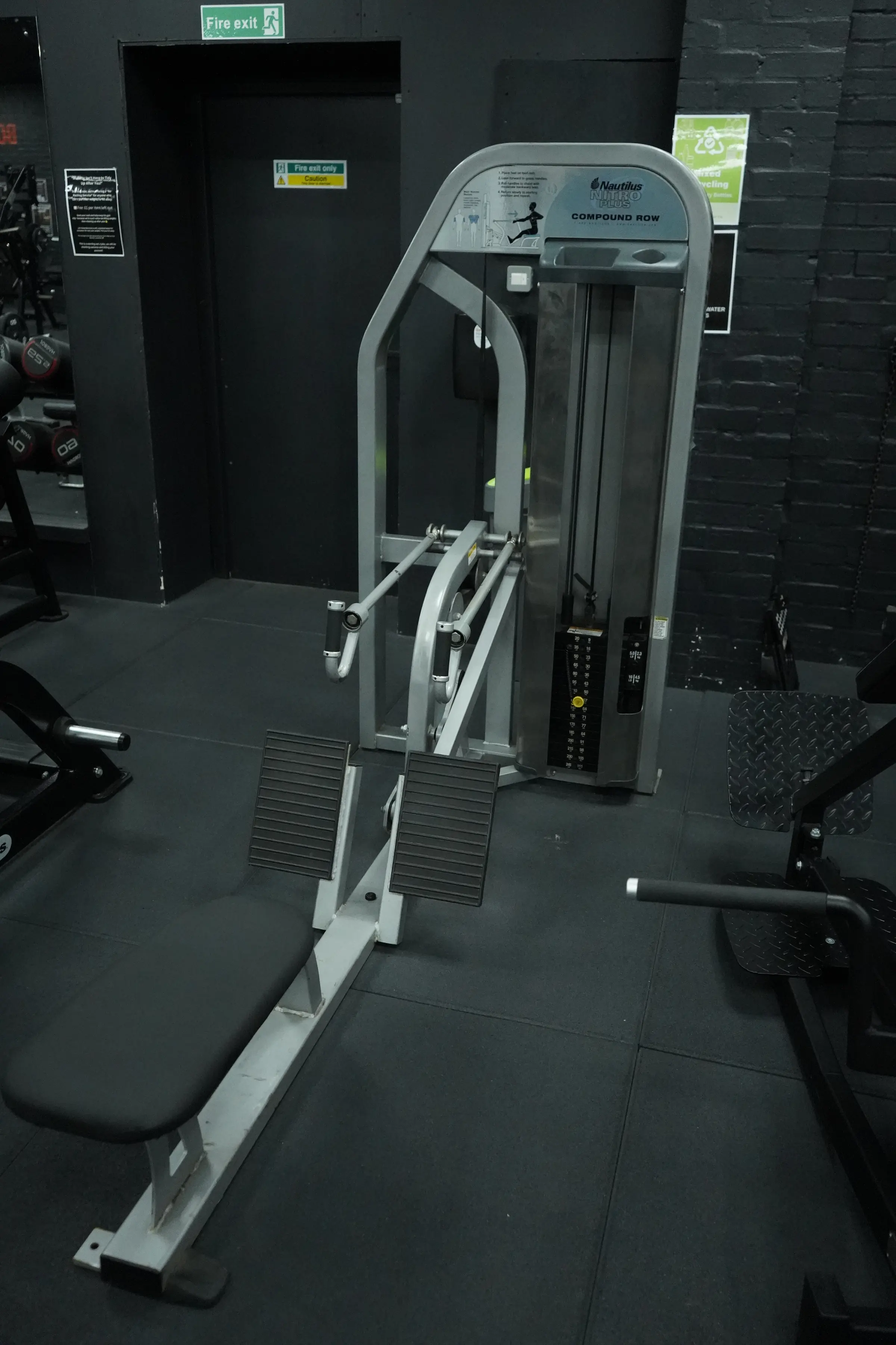 Nautilus Nitro Plus Compound Row at BoxCross UK gym in Wisbech