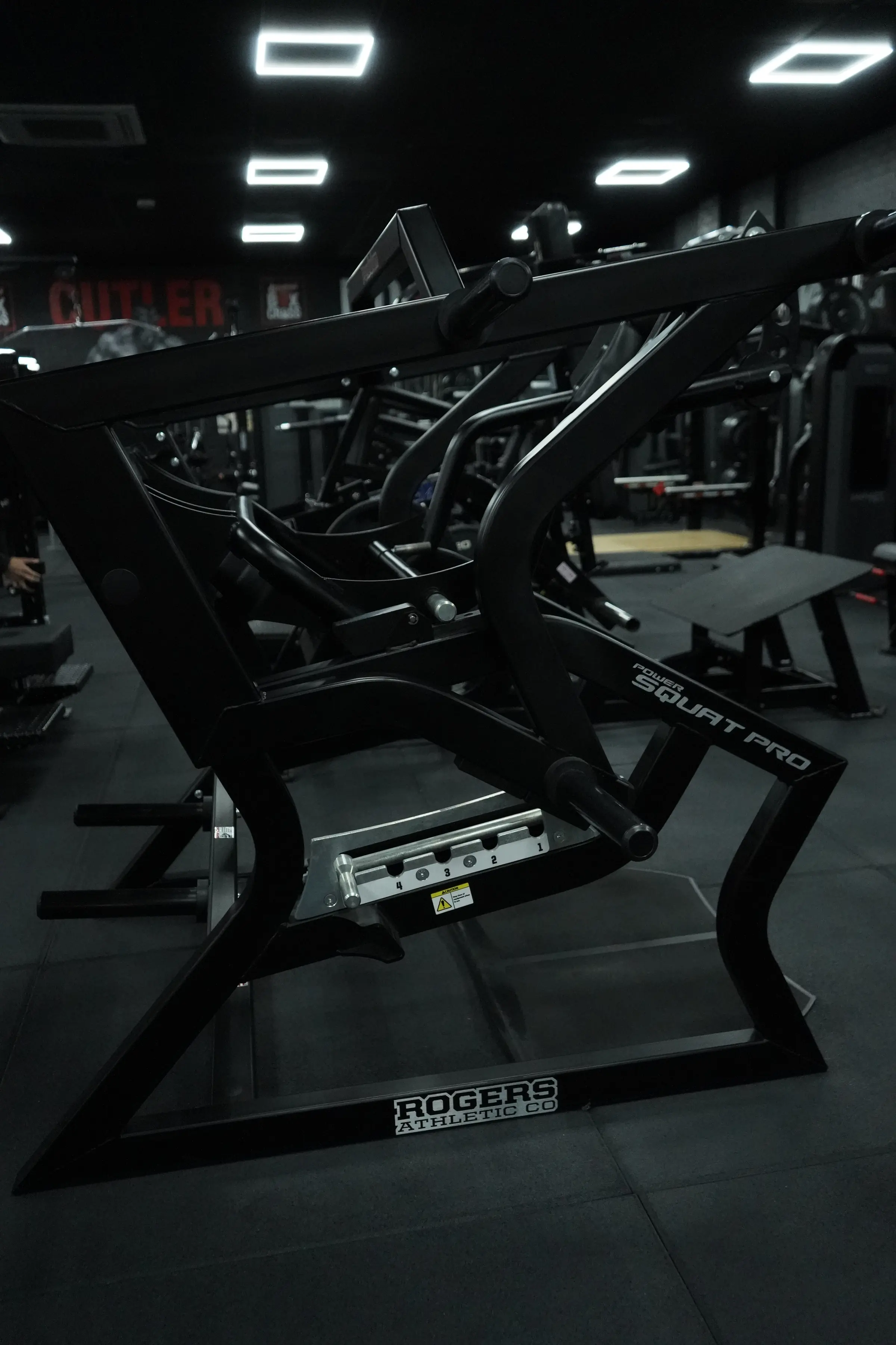 Rogers Athletic pendulum squat machine