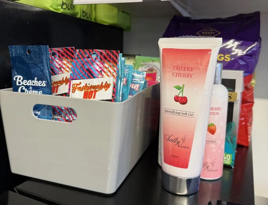 Tanning creams, accelerators and aftercare on display at BoxCross