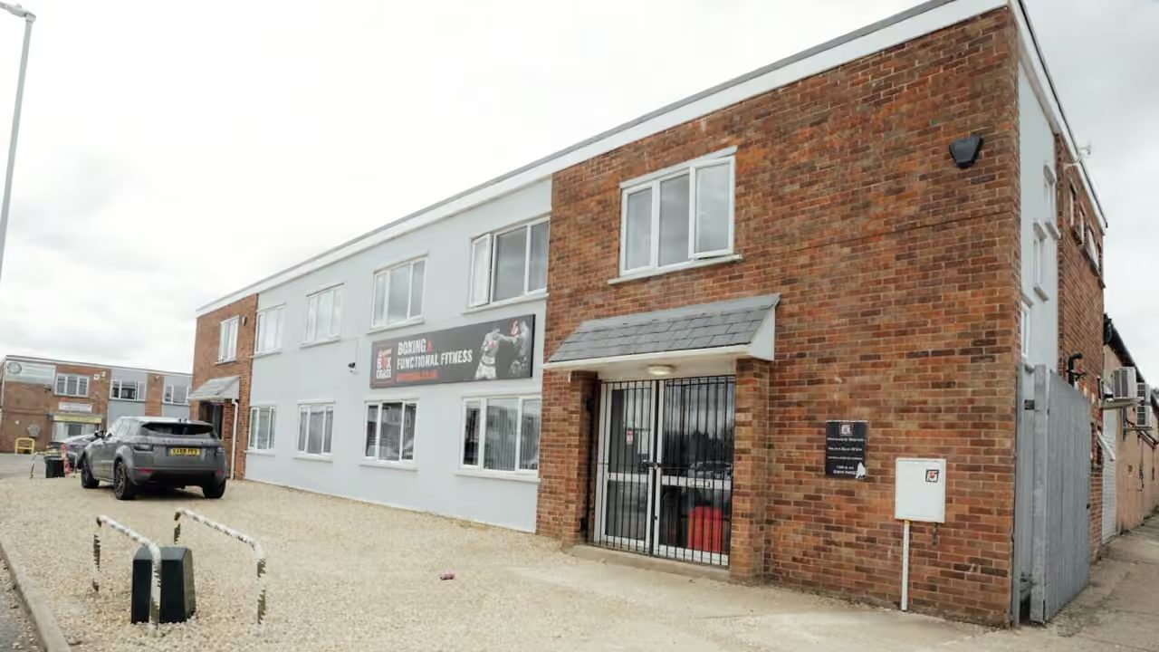 The entrance to BoxCross, Wisbech